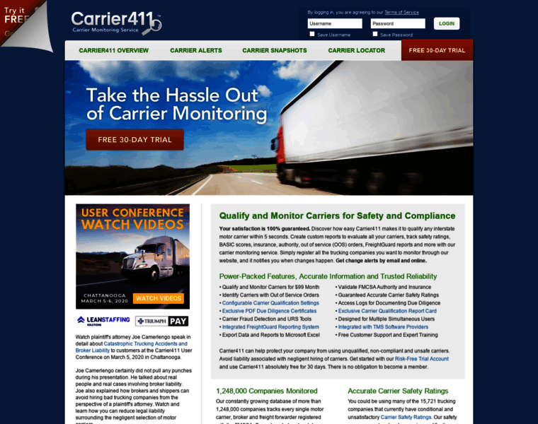 Carrier411.net thumbnail