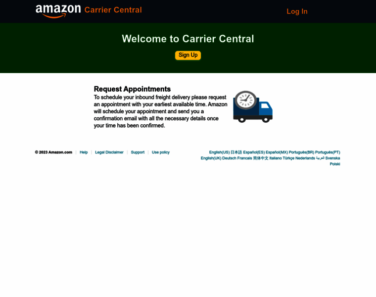 Carriercentral.amazon.co.uk thumbnail