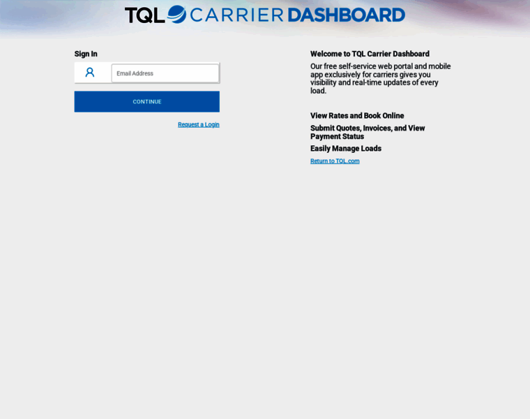 Carrierdashboard.tql.com thumbnail