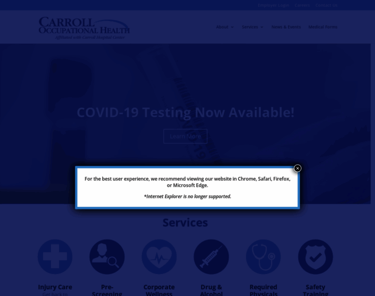 Carrolloccupationalhealth.com thumbnail