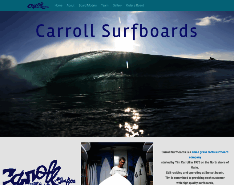 Carrollsurfboards.com thumbnail