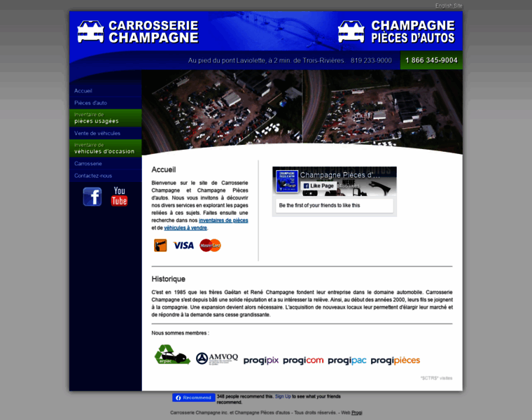 Carrosseriechampagne.com thumbnail