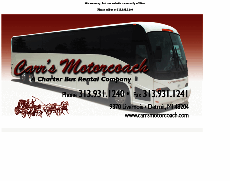 Carrsmotorcoach.com thumbnail