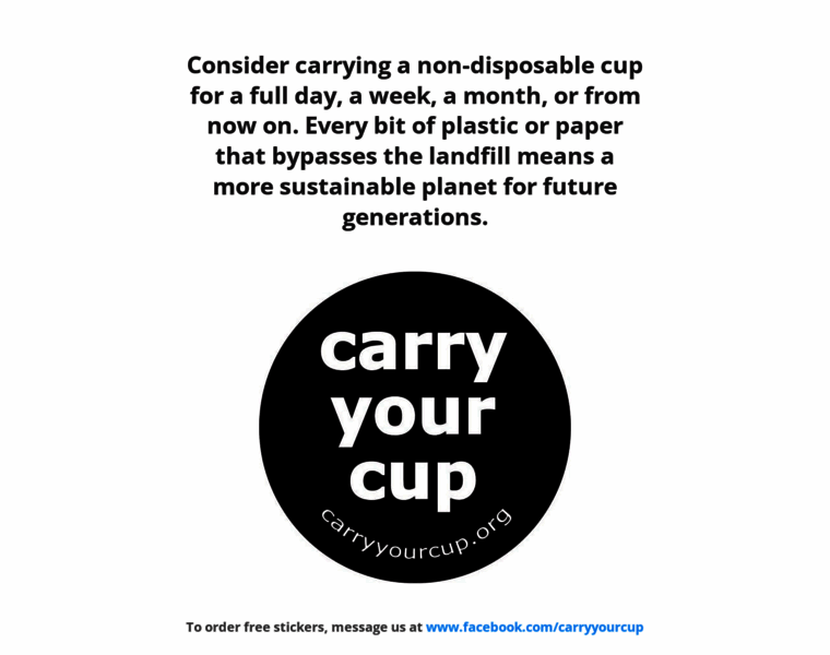 Carryyourcup.org thumbnail Carryyourcup.org thumbnail