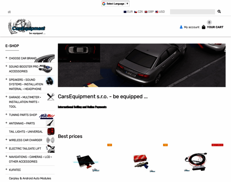 Cars-equipment.com thumbnail