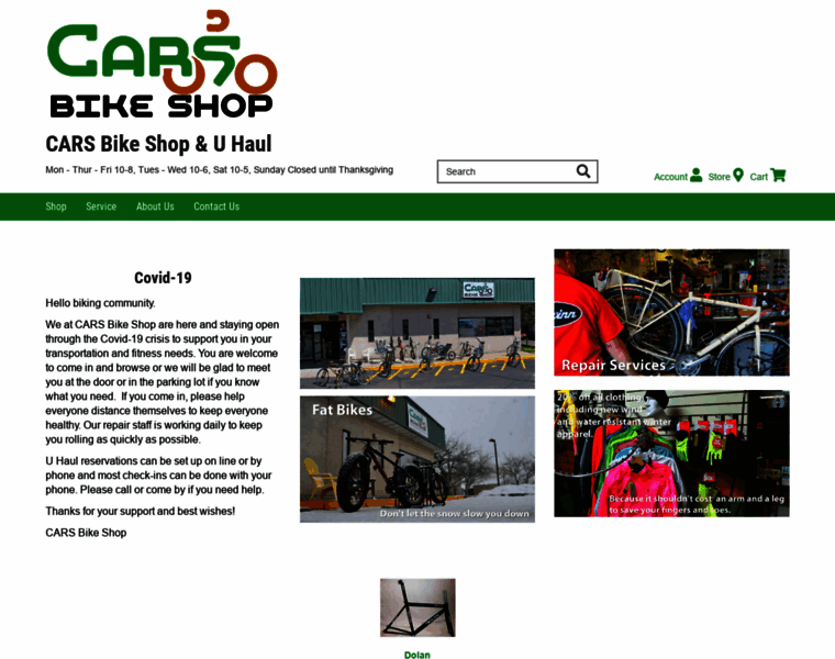 Carsbikeshop.com thumbnail