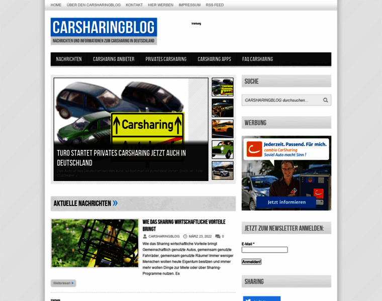 Carsharing-blog.de thumbnail