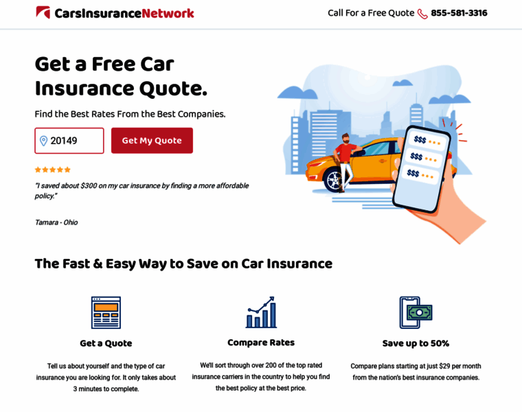Carsinsurancenetwork.com thumbnail