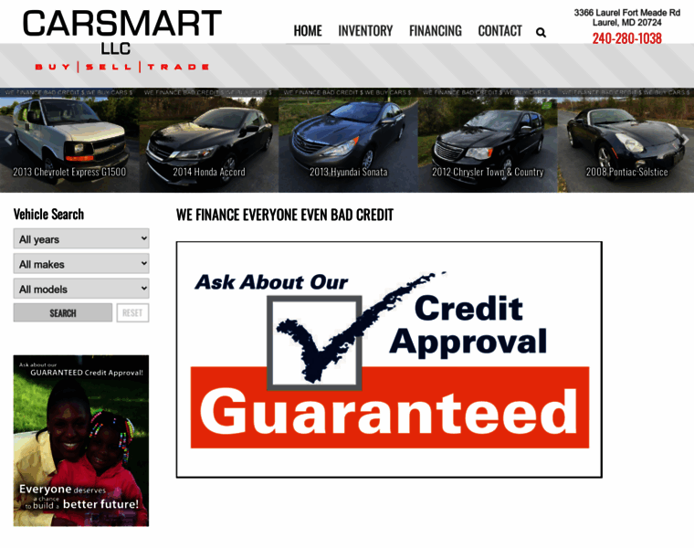 Carsmartmd.com thumbnail