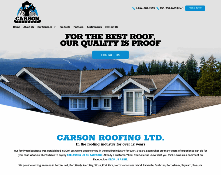 Carson-roofing.com thumbnail