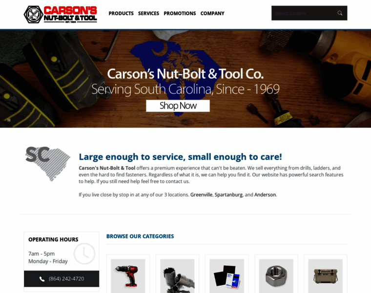 Carsons-nbt.com thumbnail