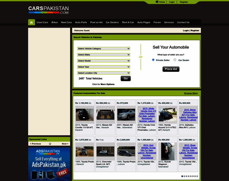 Carspakistan.com thumbnail
