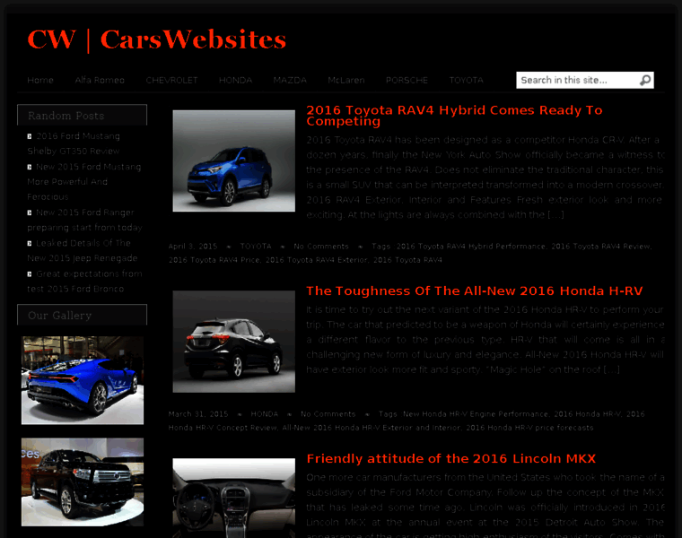 Carswebsites.com thumbnail