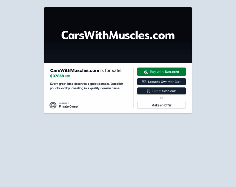 Carswithmuscles.com thumbnail
