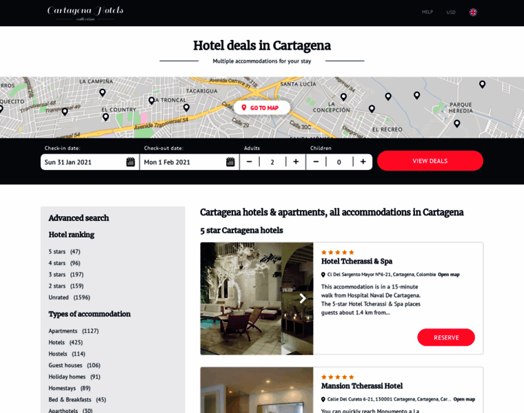 Cartagena-great-hotels.com thumbnail
