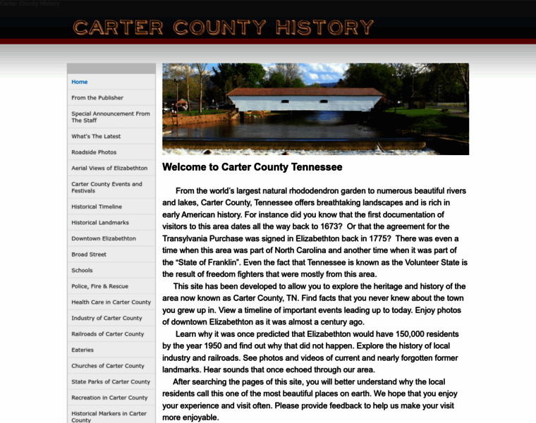 Cartercountyhistory.com thumbnail