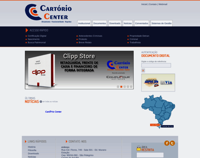 Cartoriocenter.com.br thumbnail