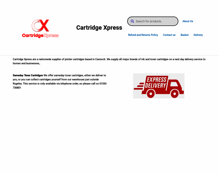 Cartridgexpress.co.uk thumbnail