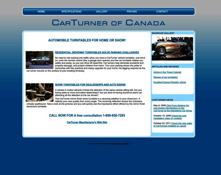 Carturner.ca thumbnail