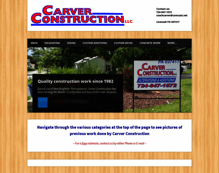 Carverconstructionpa.com thumbnail