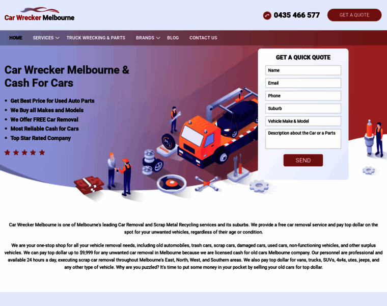 Carwreckermelbourne.com.au thumbnail