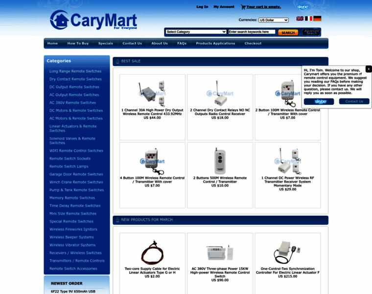 Carymart.com thumbnail