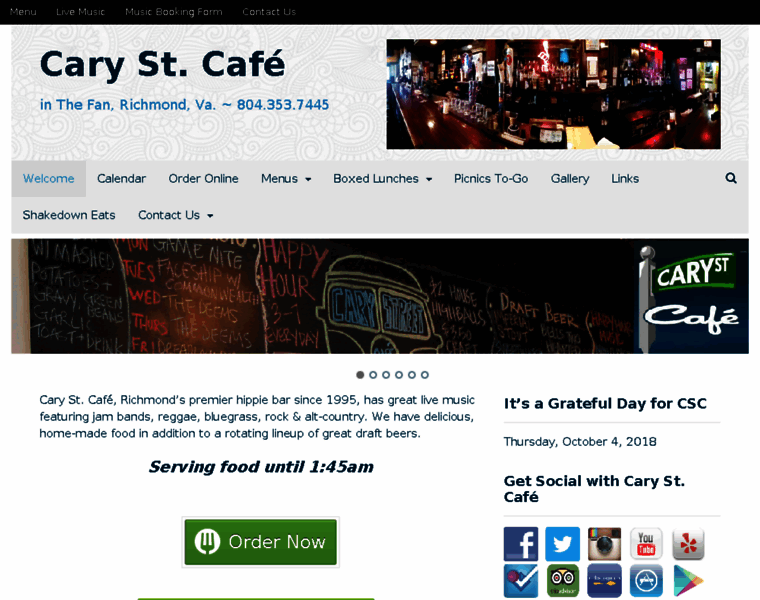 Carystreetcafe.com thumbnail