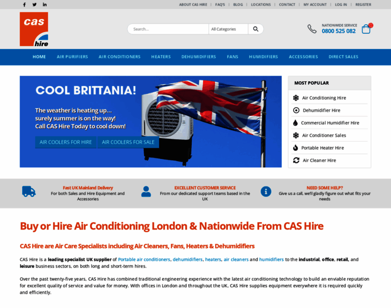 Cas-hire.co.uk thumbnail