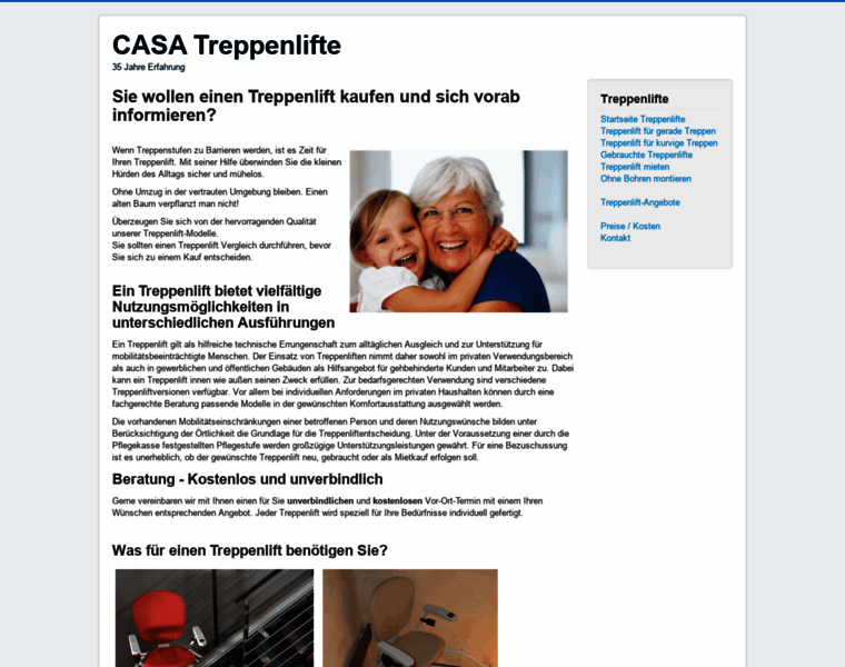 Casa-treppenlifte.de thumbnail