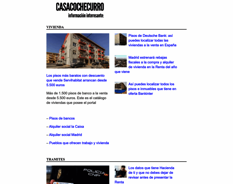 Casacochecurro.com thumbnail