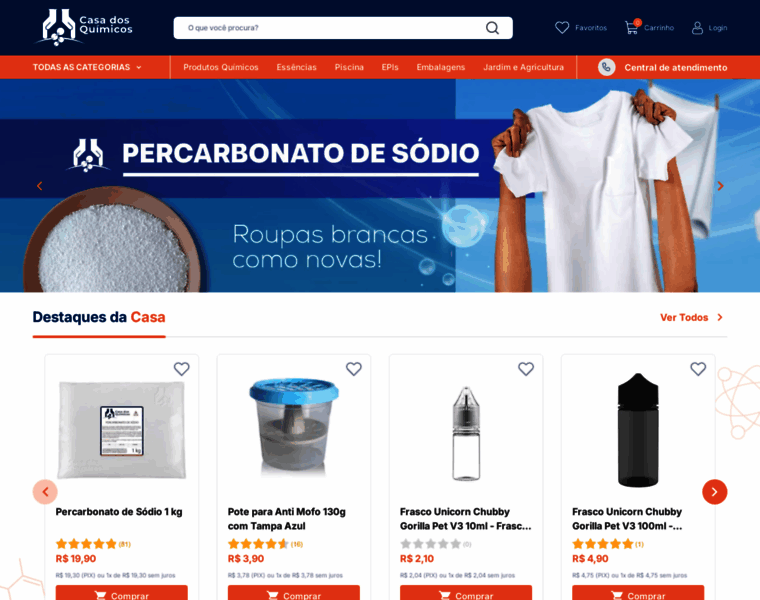 Casadosquimicos.com.br thumbnail