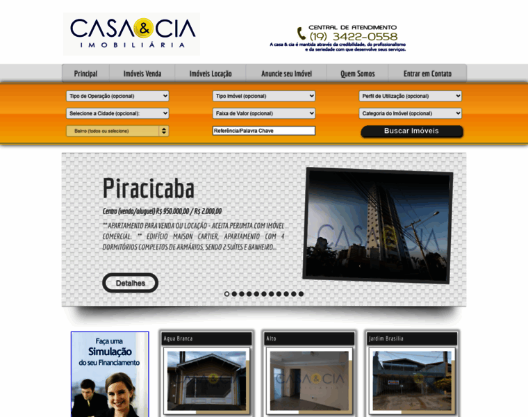 Casaeciaimobiliaria.com.br thumbnail