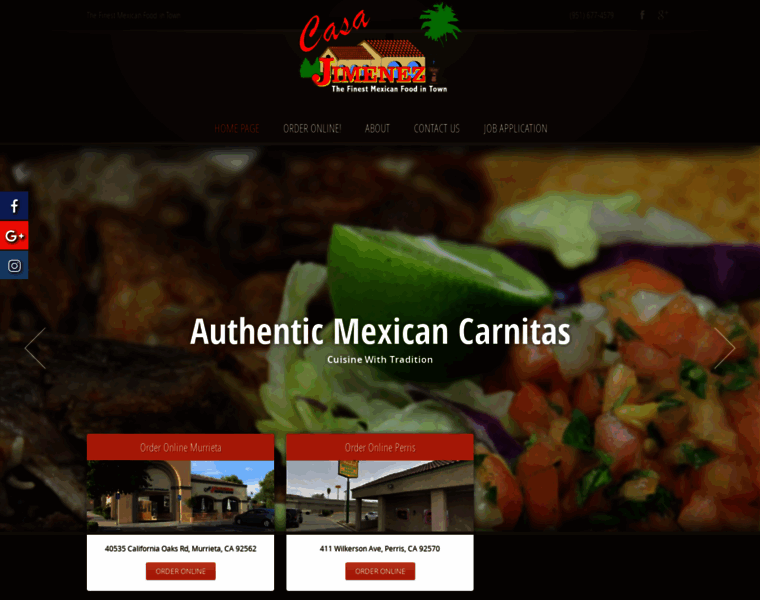 Casajimenezmexicanrestaurant.com thumbnail