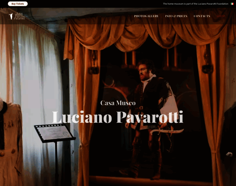 Casamuseolucianopavarotti.it thumbnail