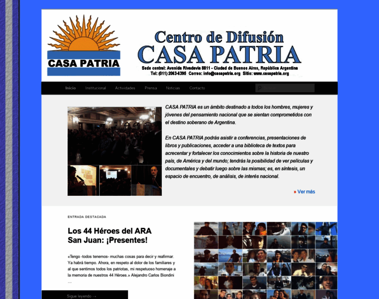 Casapatria.org thumbnail