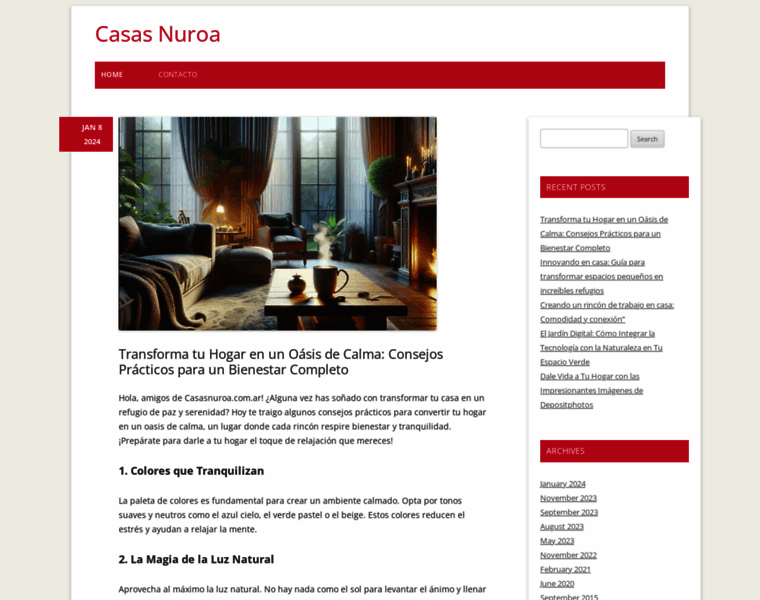 Casasnuroa.com.ar thumbnail