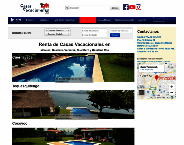 Casasvacacionales.com thumbnail