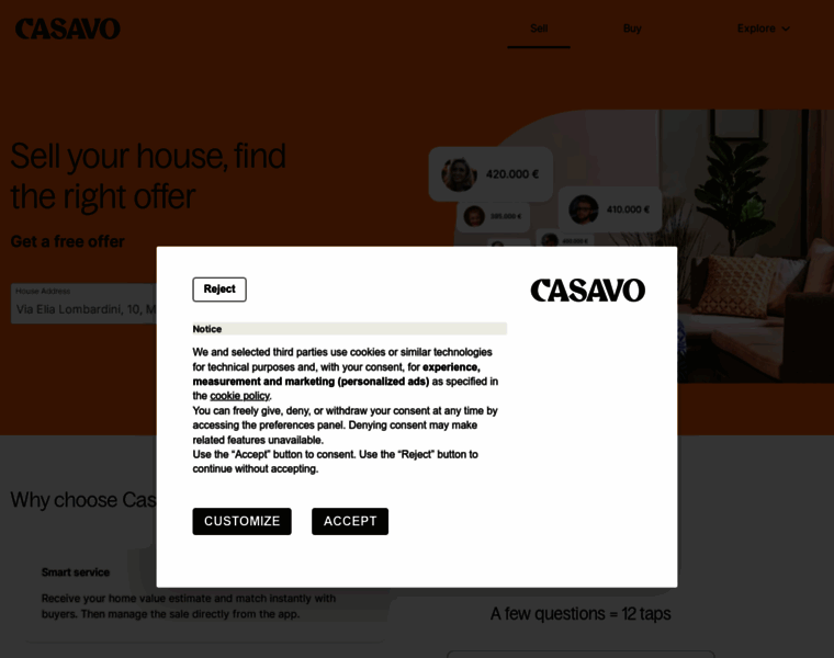 Casavo.com thumbnail