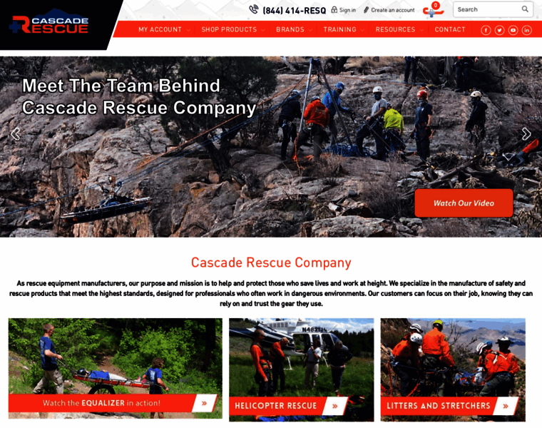 Cascade-rescue.com thumbnail