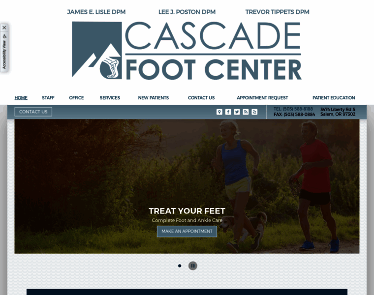 Cascadefootcenter.com thumbnail