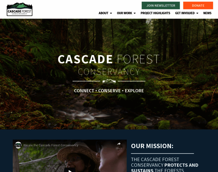 Cascadeforest.org thumbnail