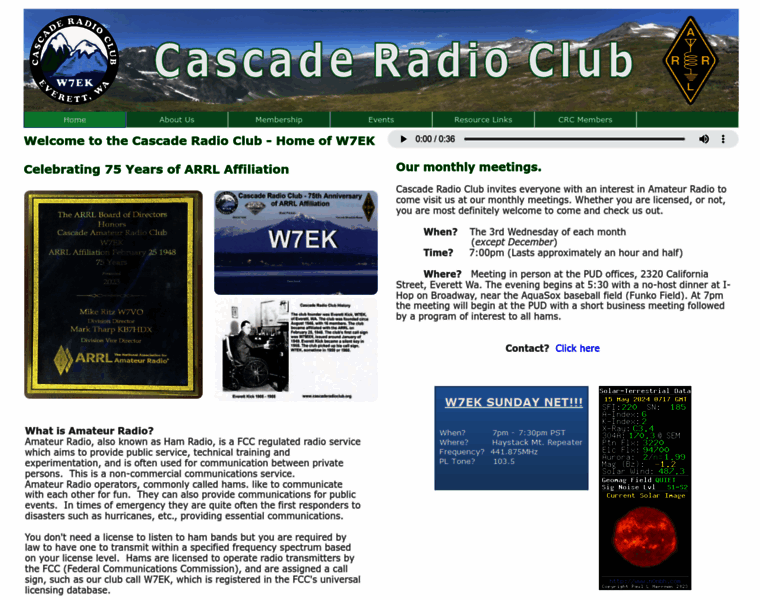 Cascaderadioclub.org thumbnail