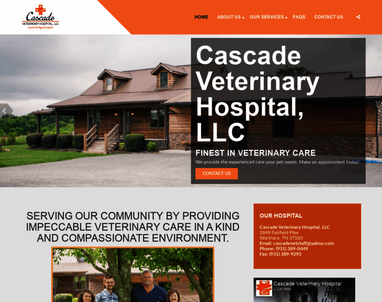 Cascadevethospital.com thumbnail