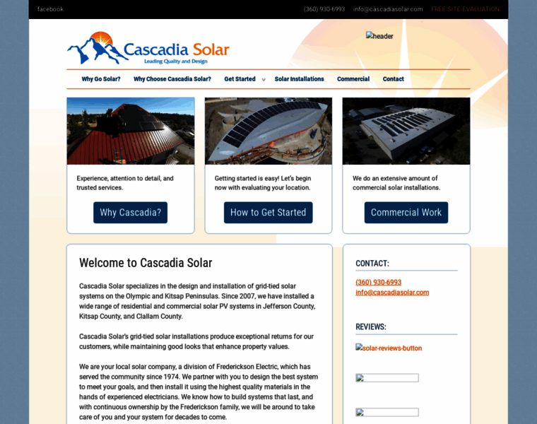 Cascadiasolar.com thumbnail