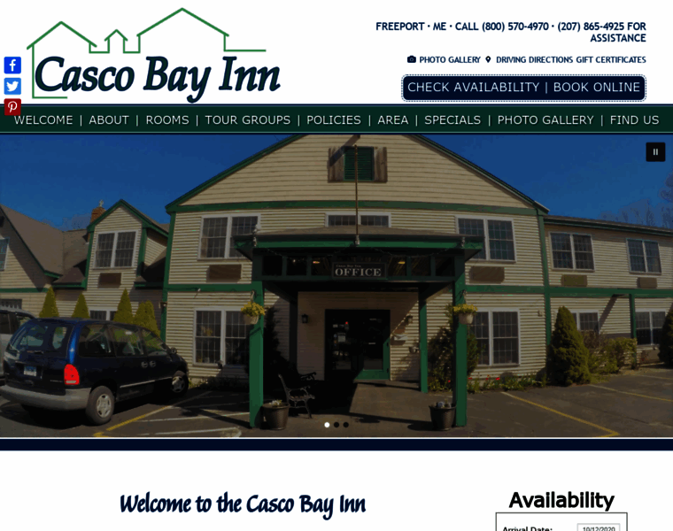 Cascobayinn.com thumbnail