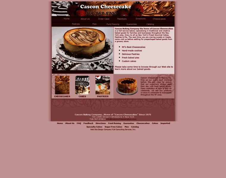 Casconcheesecakes.com thumbnail