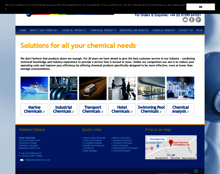 Casechemicals.co.uk thumbnail