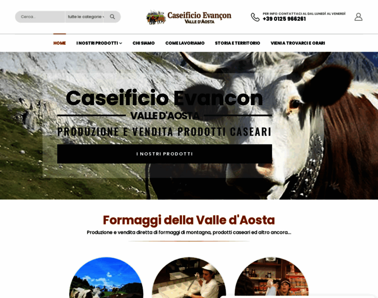 Caseificioevancon.it thumbnail