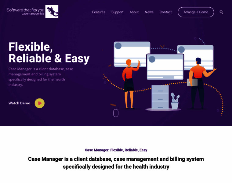 casemanager.biz at WI. Chameleon Software — Case Manager – Software ...