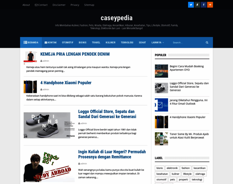Caseypedia.com thumbnail